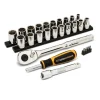 Gearwrench Tools 27 Piece 1/2" Drive 12 Point SAE/MM Mechanics Hand Tool Set GWXSCBMTS12
