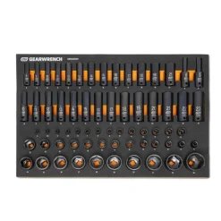 Gearwrench Tools 358 Piece MEGAMOD Metric Mechanics Tool Set in Modular Foam Trays with Rolling Cabinet MEGAMOD358