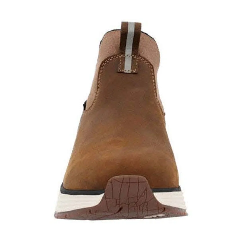Georgia Boots DuraBlend Sport Waterproof Chelsea Work Boot - Brown
