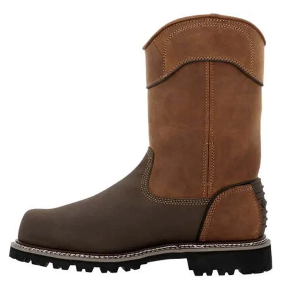 Georgia Boots Men's Brute Met Guard Composite Toe Waterproof Work Boot - Brown