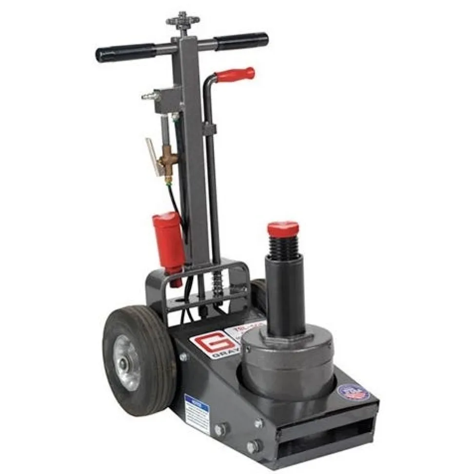 Gray 25 Ton Floor Service Jack Short TSL-50S