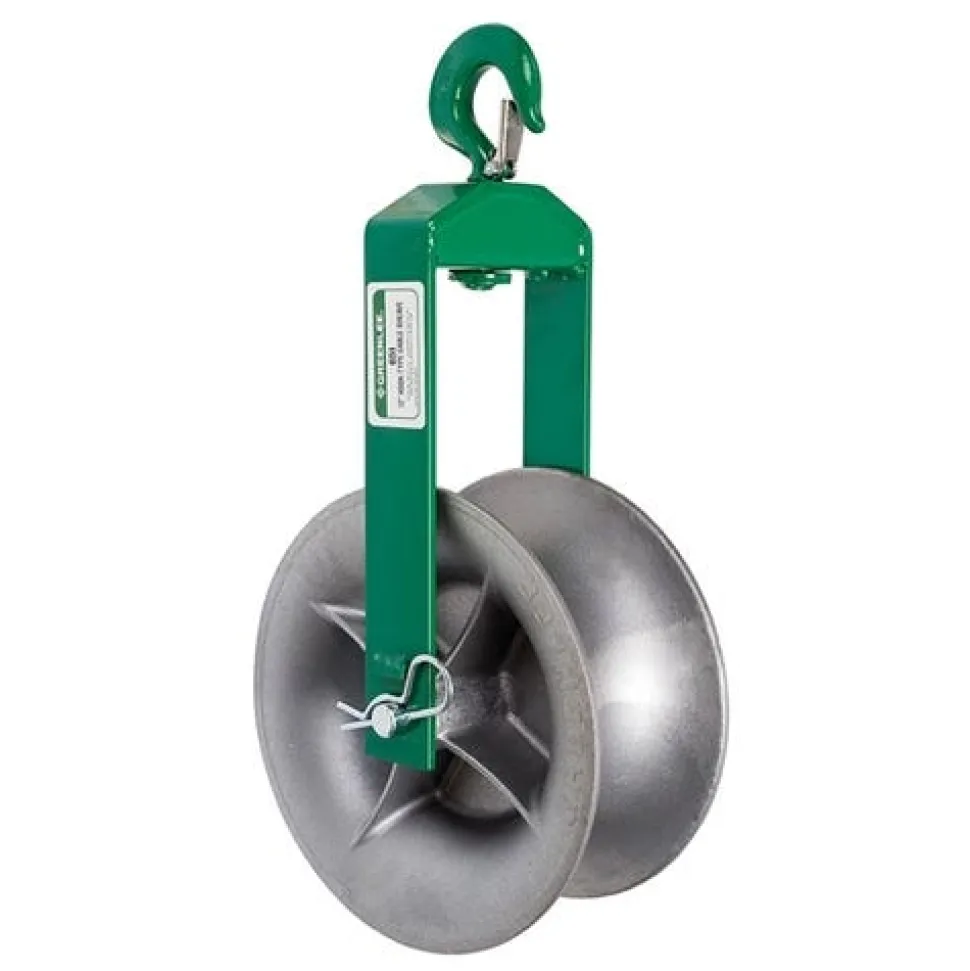 Greenlee 4000 lbs Hook Type Sheave 12 651