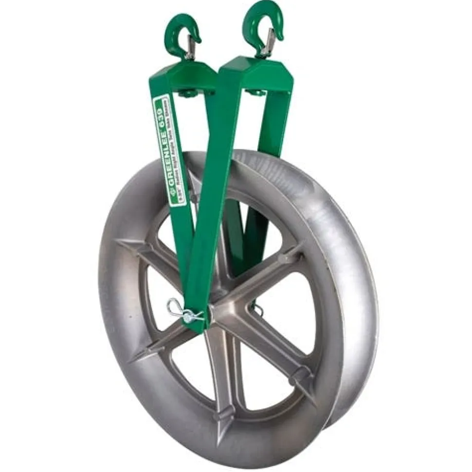 Greenlee 4000 lbs Right Angle Twin Yoke Sheave 6 639