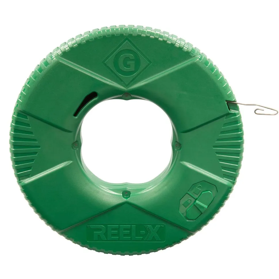 Greenlee 125' REEL-X 1/8" Steel Fish Tape (Bulk Pack) FTXS-125BP