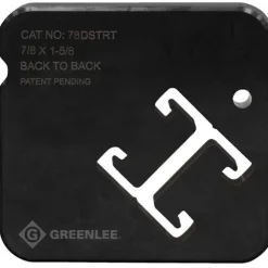 Greenlee 7/8" x 1-5/8" Back to Back Strut Die Set 78DSTRT