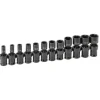 Grey Pneumatic 1/2" Drive Standard Length Impact Set (Metric) 1326M