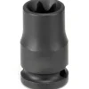 Grey Pneumatic 3/8" Drive x E12 Star Standard Impact Socket 1112ET