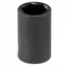 Grey Pneumatic 3/8" Drive x 17mm Standard Universal Impact Socket 1017UM