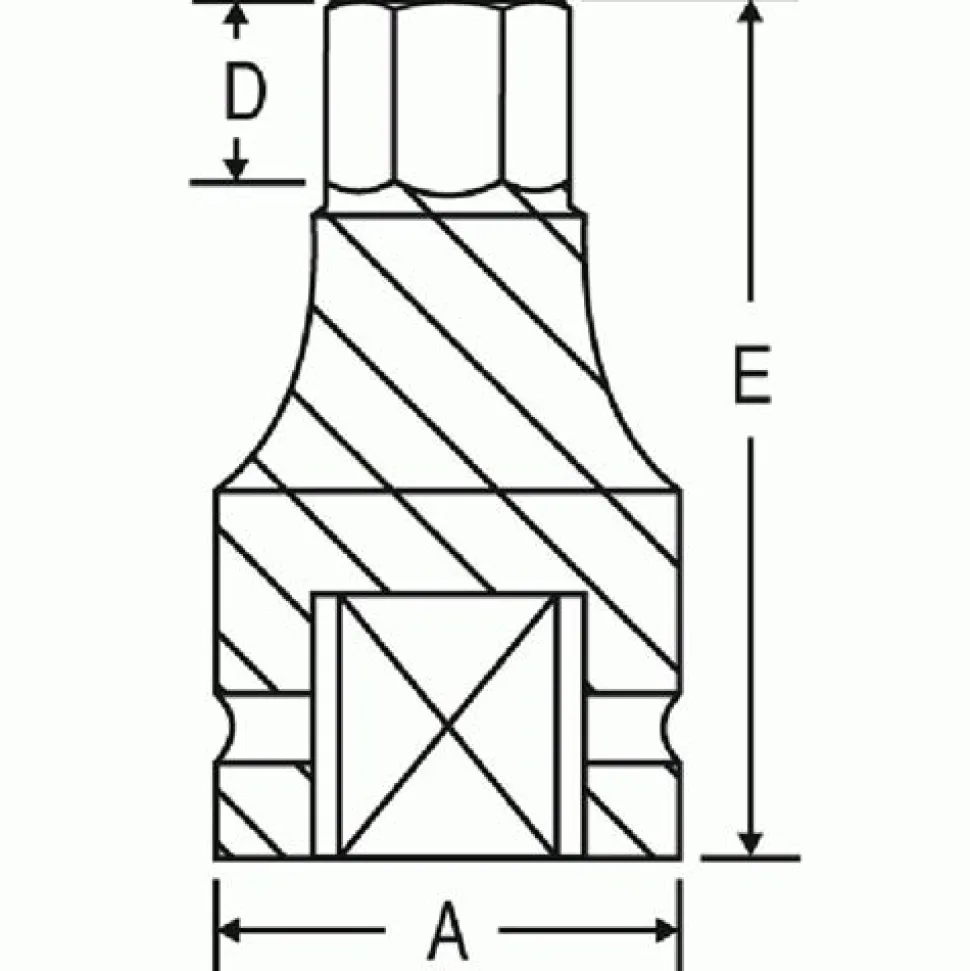 Grey Pneumatic 1-1/2" Drive x 1-1/8" Standard Length 6936F