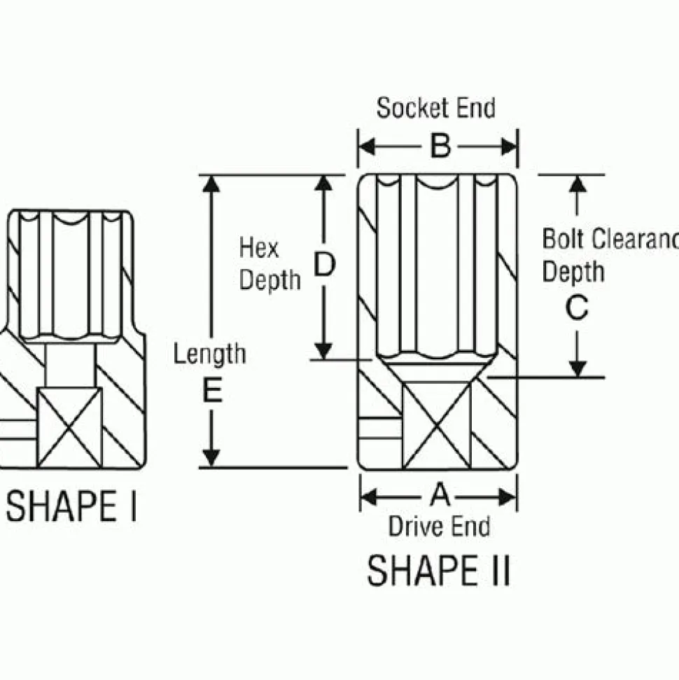 Grey Pneumatic 3/8" Drive x 3/4" Standard Length Impact 1024R