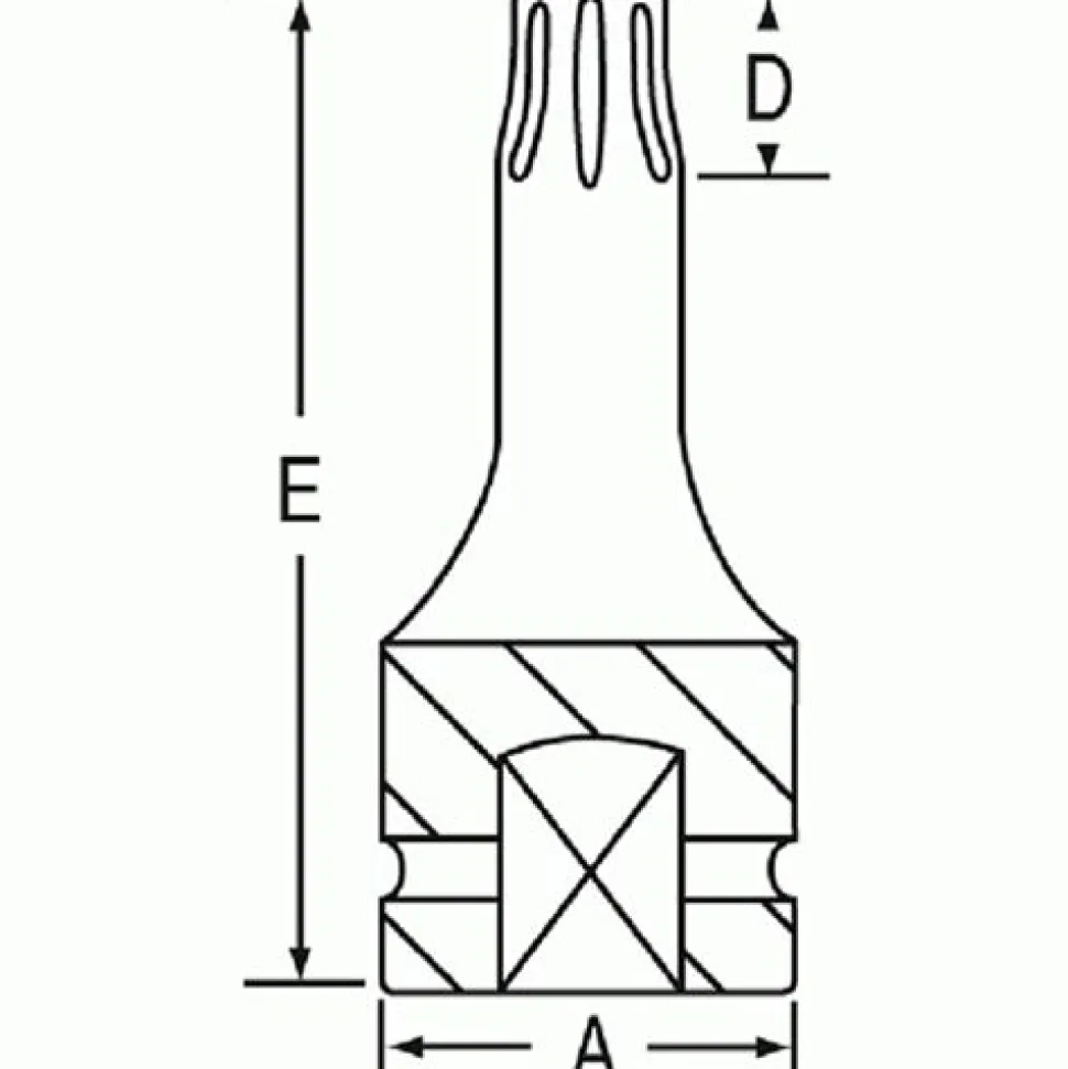 Grey Pneumatic 3/8" Drive x T20 Star Standard Impact Socket 1120T