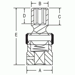 Grey Pneumatic 12 Piece 3/8