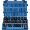 Grey Pneumatic 29 Piece 3/4" Drive SAE 6 Point Deep Impact Socket Set 8029D