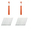 Grip-Rite T-Post 6' 1.25 lb/ft Green Painted Fence/Barrier With Barrier Fence Orange 4'X100' Kit PRM-TP60125GC-PRM-BFW4100E
