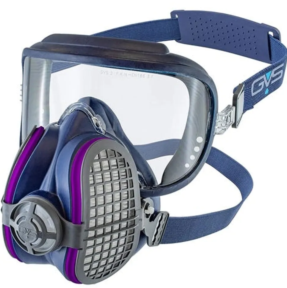 GVS Elipse Integra P100 NIOSH Face Mask w/ Replaceable Filters (Medium/Large) SPR550