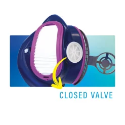 GVS Elipse P100 NIOSH Compact Respirator w/ Source Control - Small/Medium SPR643