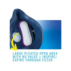 GVS Elipse P100 NIOSH Compact Respirator w/ Source Control - Small/Medium SPR643