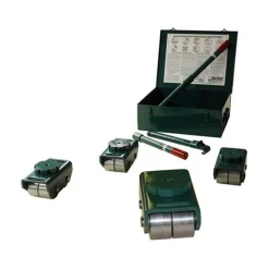 Hilman Rollers 12 Ton Bull Dolly Kit Swivel Pad Diamond Nylon KBSD-12N