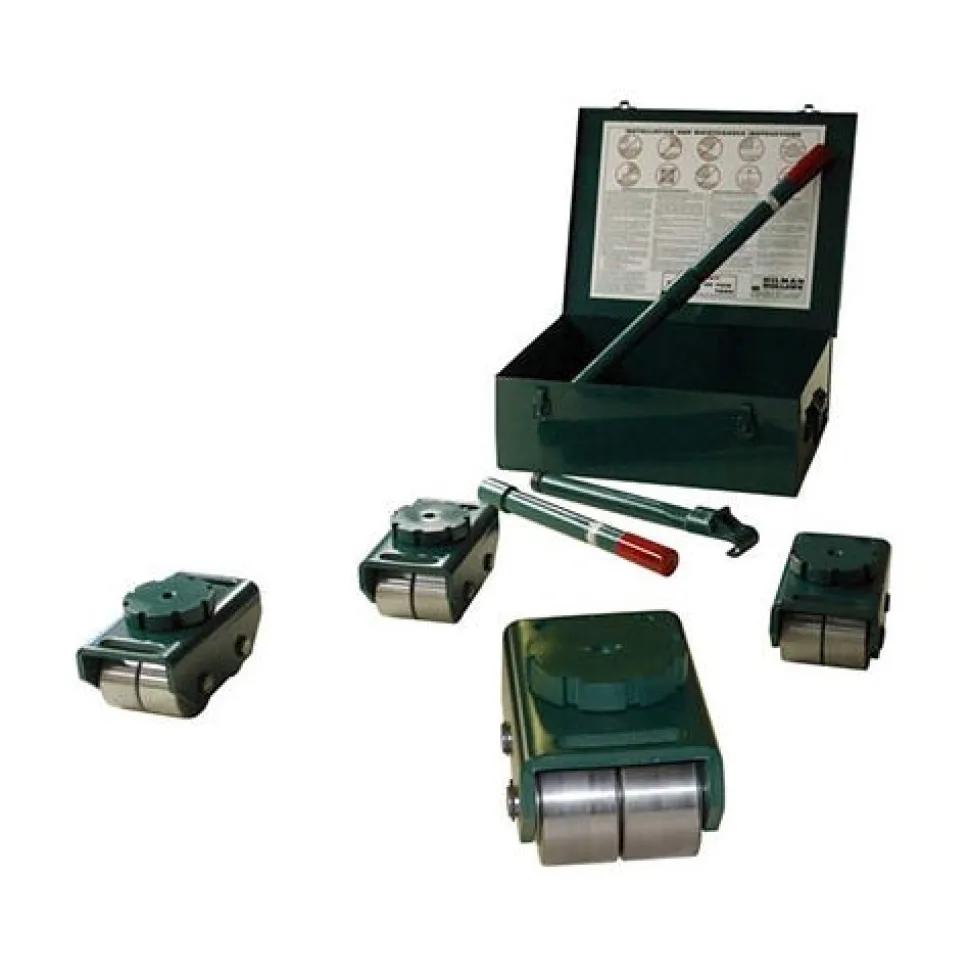 Hilman Rollers 12 Ton Bull Dolly Kit Swivel Pad Diamond Nylon KBSD-12N
