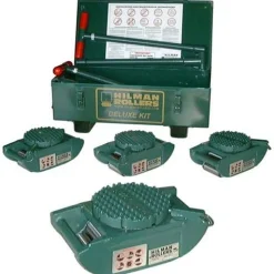 Hilman Rollers 30 Ton FT Deluxe Riggers Kit 4 Diamond Swivels KRS-30-SLD