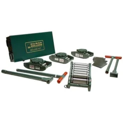 Hilman Rollers 60 Ton FT Deluxe Riggers Kit 4 Diamond Swivels KRS-60-SLD