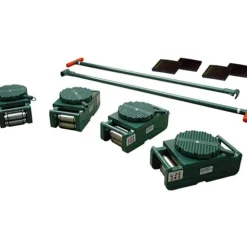 Hilman Rollers 120 Ton FT Riggers Kit 4 Diamond Swivels RS-120-SLD