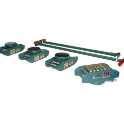 Hilman Rollers 60 Ton FT Riggers Kit 4 Pad Swivels RS-60-SLP