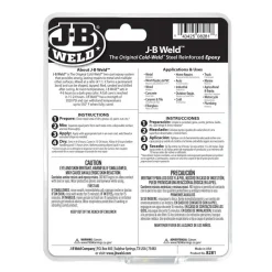 J-B Weld Cold Weld Two-Part Epoxy (Repair Metal, Fiberglass, Plastic) Pro Size 10 oz 8281