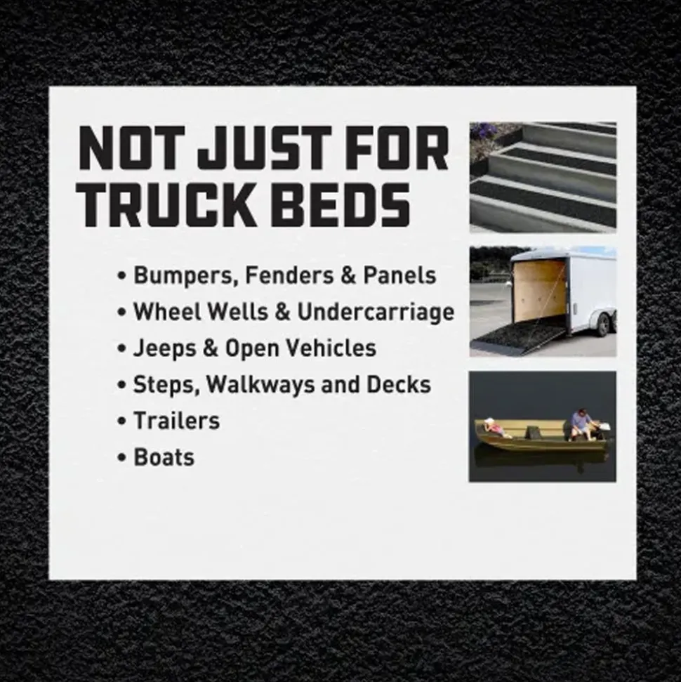J-B Weld Herculiner "Original" Truck Bed Liner 1-Gallon Roll-On Kit HCL1B8