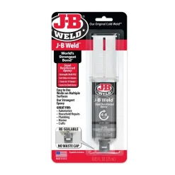 J-B Weld Syringe Cold Weld Epoxy (Repair Metal, Fiberglass, Plastic) 50165