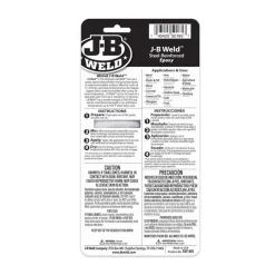 J-B Weld Syringe Cold Weld Epoxy (Repair Metal, Fiberglass, Plastic) 50165