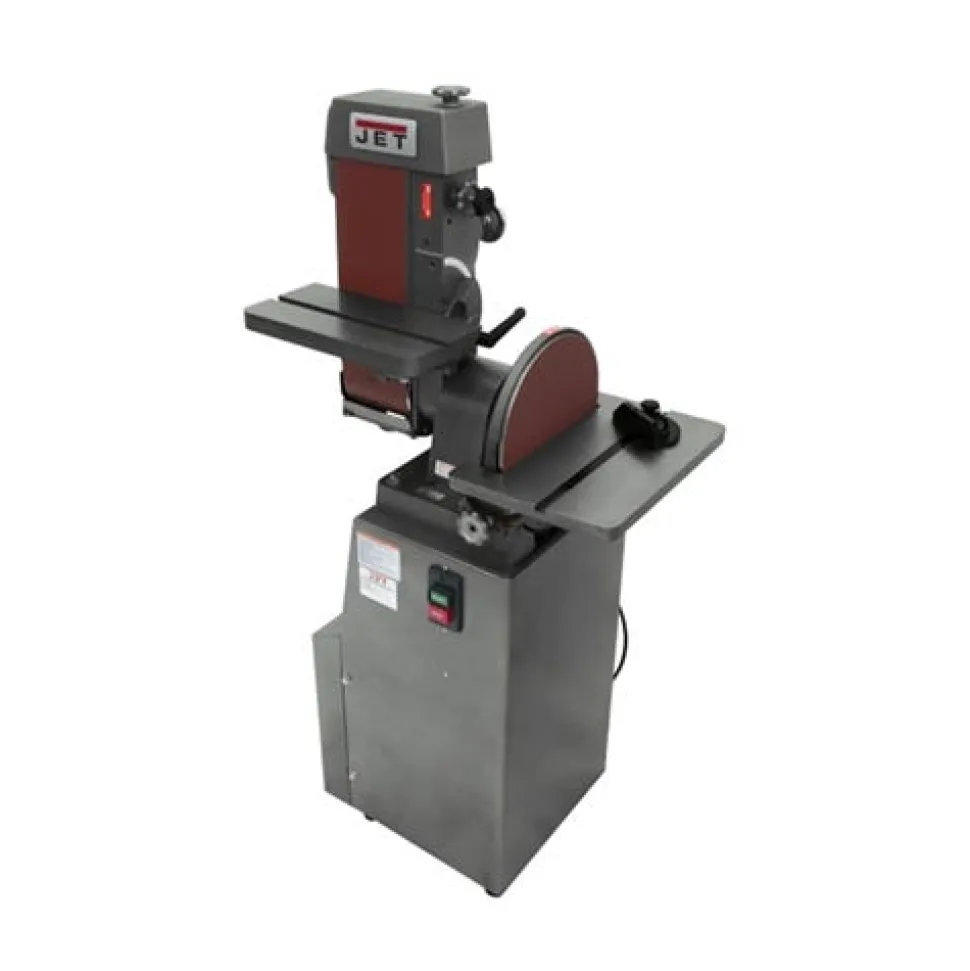 Jet J-4200A-2 6" x 48" Industrial Combination Belt and 12" Disc Finishing Machine 230V 1Ph 414552