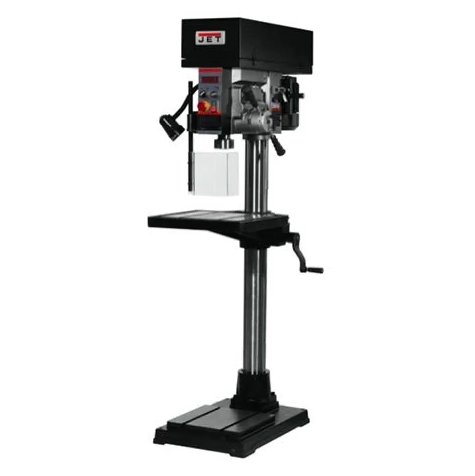 Jet JDPE-20EVSC-PDF 1-1/4" Drilling Capacity Electronic Variable Speed Drill w/ Clutch Speed Change system & Power Downfeed 354251