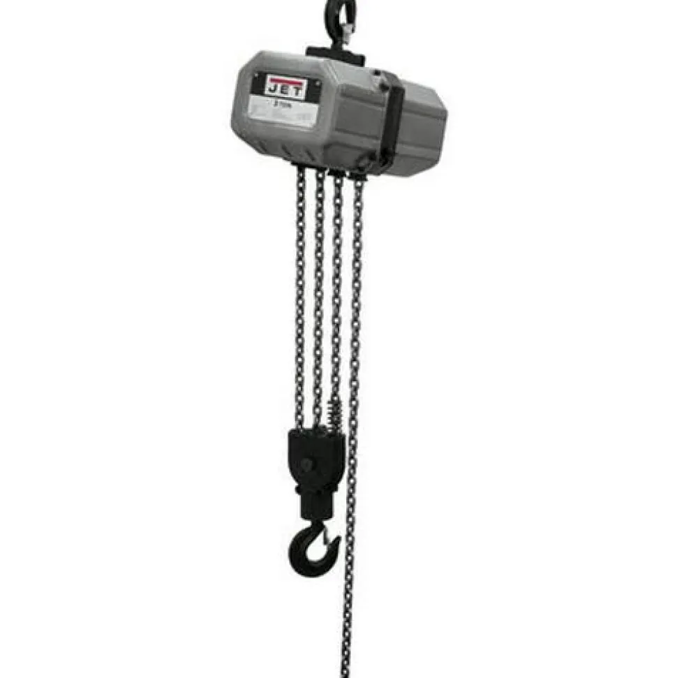 Jet 3SS-3C-20 3 Ton 3Ph 20' Lift 230/460V Prewired 460V 332000