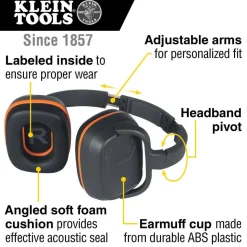 Klein Behind-the-Head Earmuffs 60613