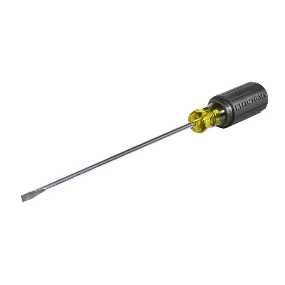 Klein 3/16" Cabinet Tip Screwdriver, 8" 601-8