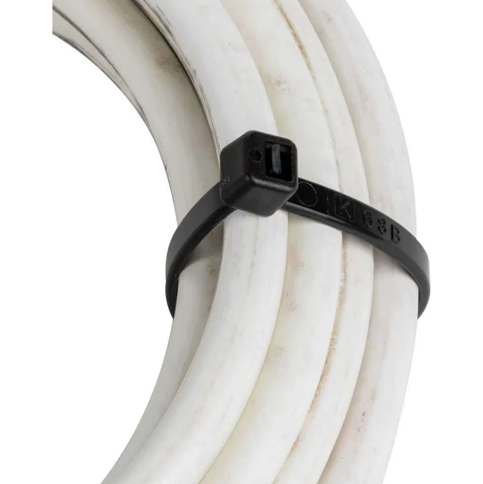 Klein Cable Ties 775", Zip Ties, 50-Pound Tensile Strength, Black 450200