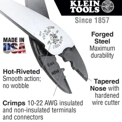 Klein Crimping and Cutting Tool for Connectors 1005
