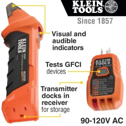 Klein Digital Circuit Breaker Finder with GFCI Outlet Tester ET310