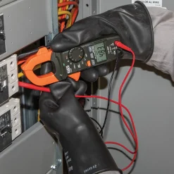 Klein Digital Clamp Meter, AC Auto-Ranging 400 Amp with Temp CL220