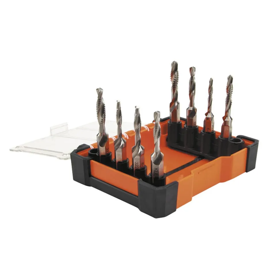 Klein Drill Tap Tool Kit, 8-Piece 32217