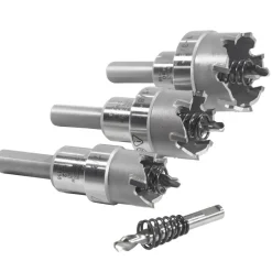 Klein Hole Cutter Kit, Carbide Hole Cutter, 4-Piece 31872