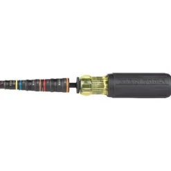 Klein 7-in-1 Impact-Rated Flip Socket Set w/ Handle 32910