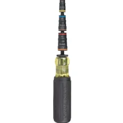 Klein 7-in-1 Impact-Rated Flip Socket Set w/ Handle 32910