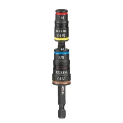 Klein 5-in-1 Impact Rated Flip Socket Set 32932