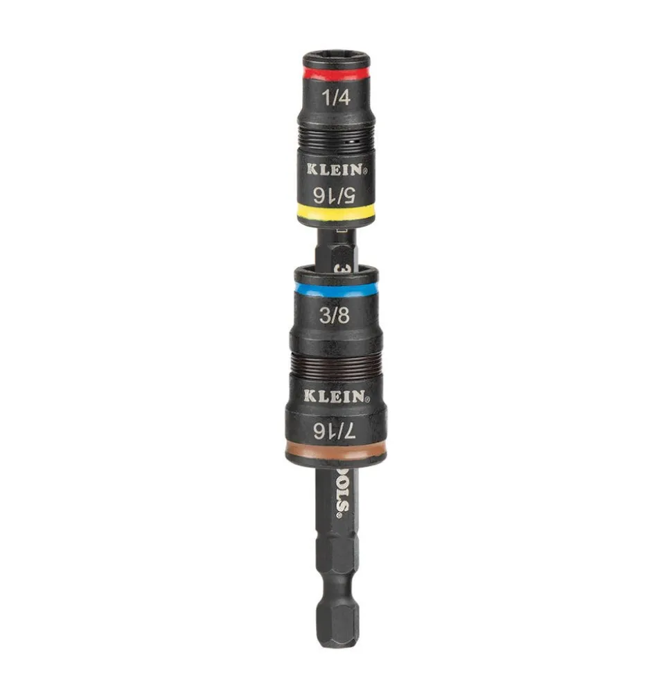 Klein 5-in-1 Impact Rated Flip Socket Set 32932
