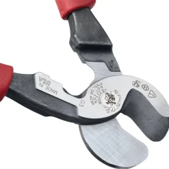 Klein Journeyman High Leverage Cable Cutter with Stripping J63225N