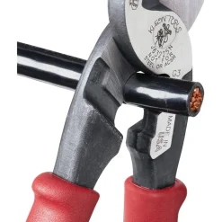 Klein Journeyman High Leverage Cable Cutter with Stripping J63225N