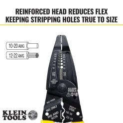 Klein Klein-Kurve Long-Nose Wire Stripper, Wire Cutter, Crimping Tool 1009
