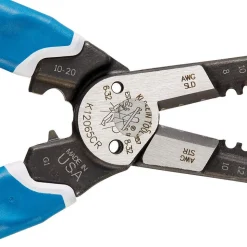 Klein Kurve Heavy-Duty Wire Stripper / Cutter / Crimper Multi Tool, 8-20 AWG K12065CR